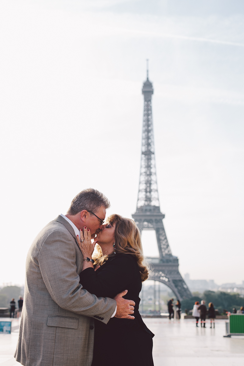 Romantic Anniversary in Paris. Eiffel Tower. Vacation Photographer. Anniversary Trip to Paris