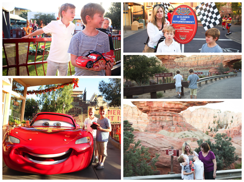 vacation photographer in Cars Land. Flytographer