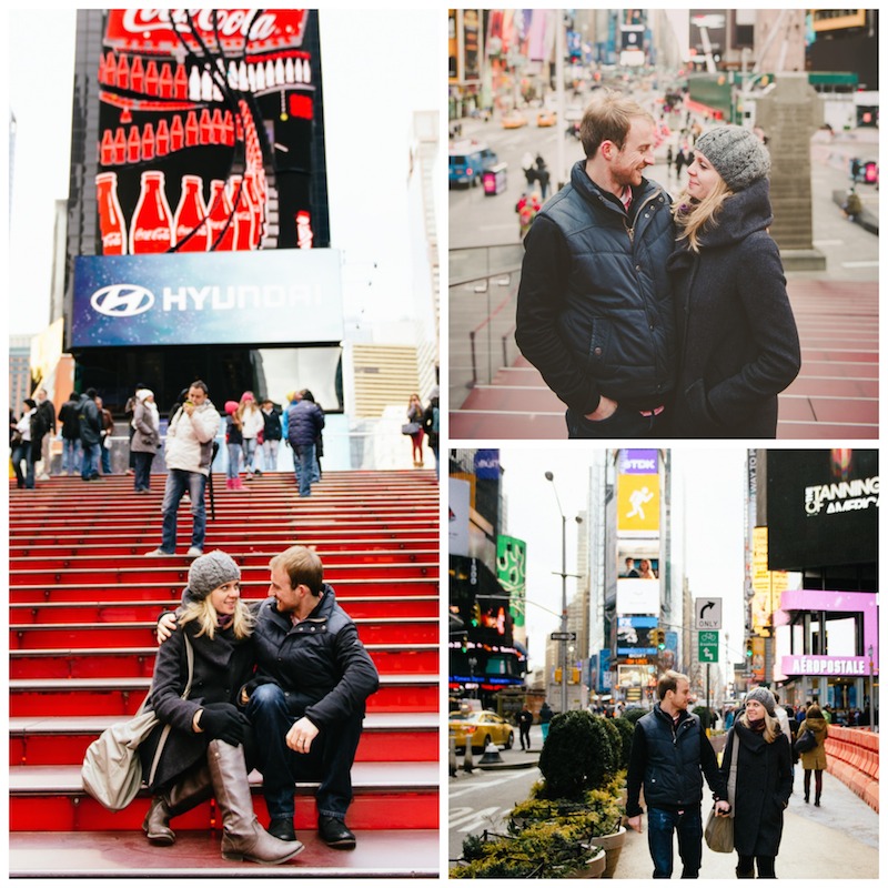  Checking out Times Square. Photo credit: Lauren Colchamiro for Flytographer 
