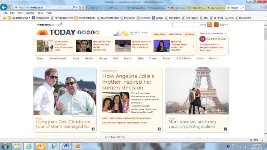 No big deal, just hanging out on Today.com with Prince Harry and Angelina Jolie!