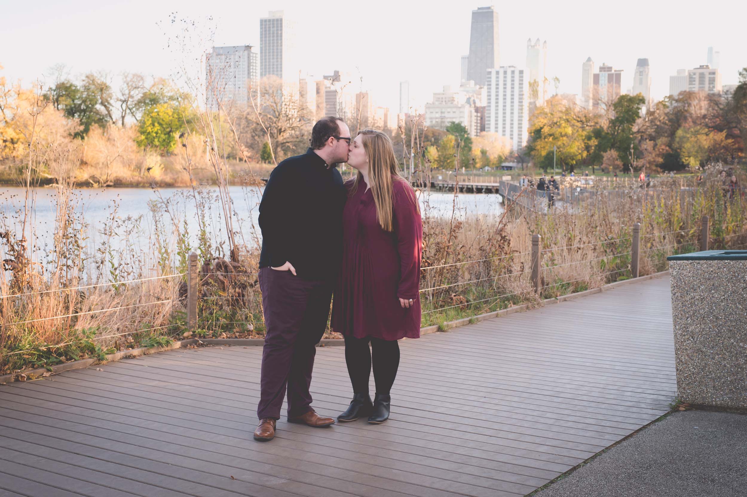 A Travel-Loving Couple’s Surprise Proposal in Chicago. 
