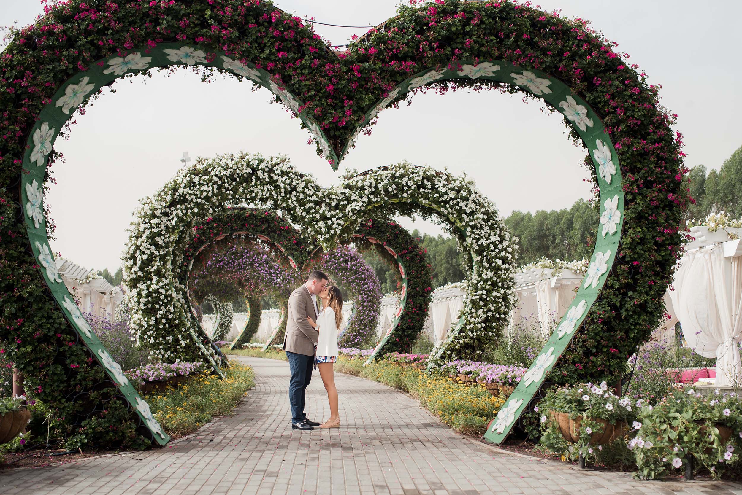 A Romantic Surprise Proposal in Miracle Garden