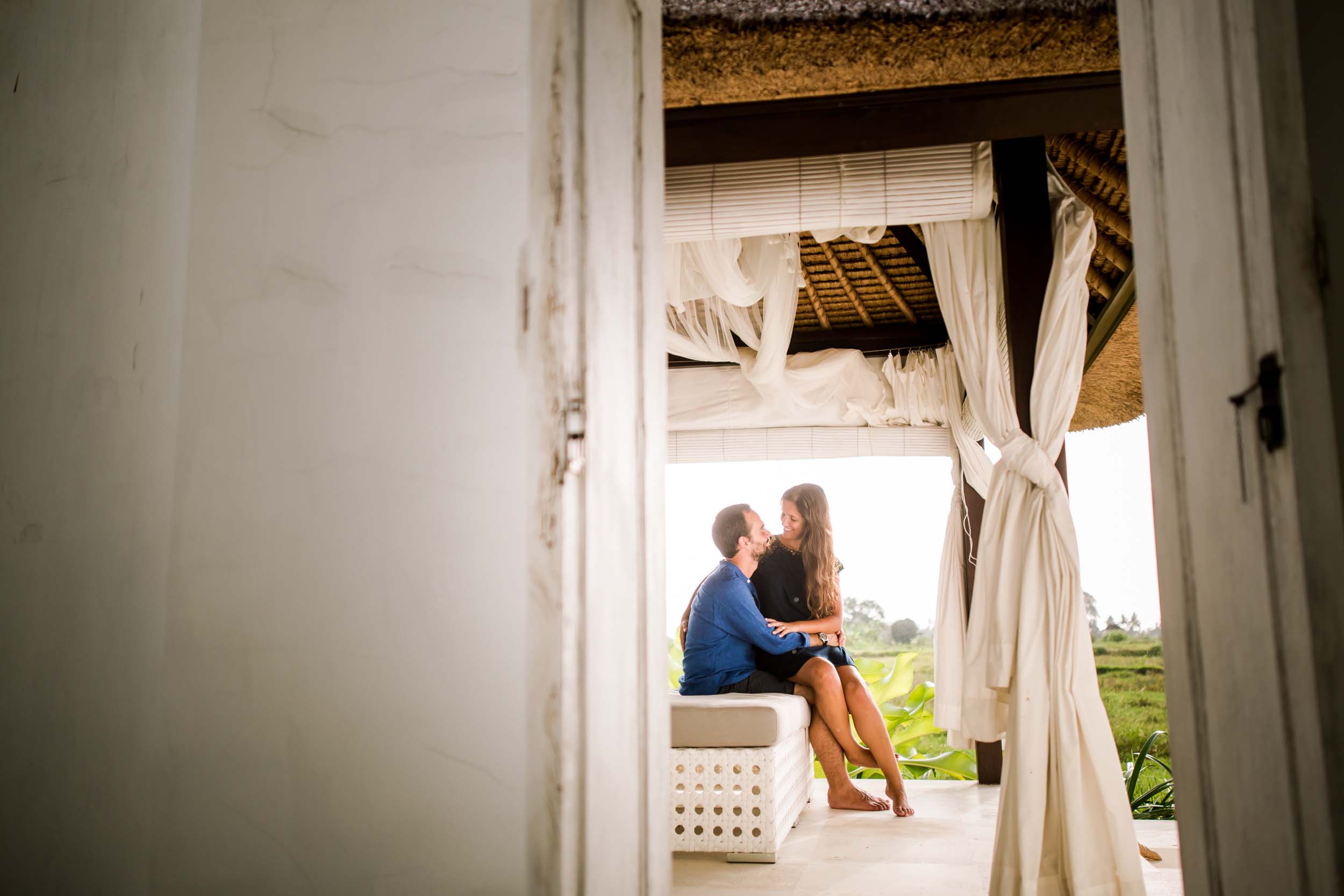 A Newlywed Honeymoon Adventure in Bali Flytographer